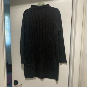 Madewell mock turtle neck sweater dress, size large